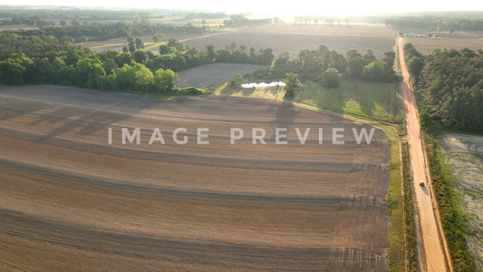 stock photo driving on country road