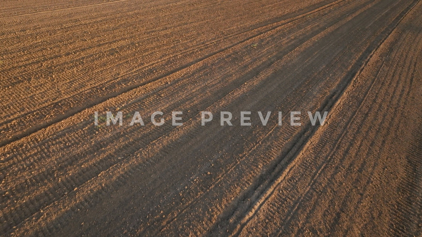 stock photo farmers field at sunrise