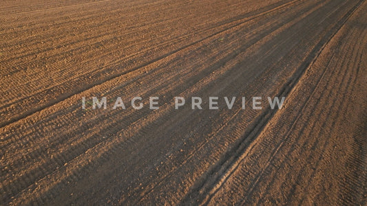 stock photo farmers field at sunrise