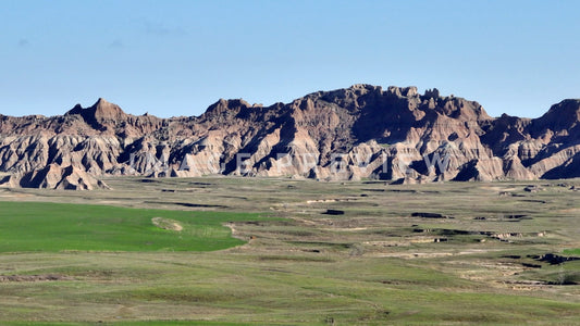 4k Still Frame - Badlands, South Dakota mountain range in Badlands National Park
