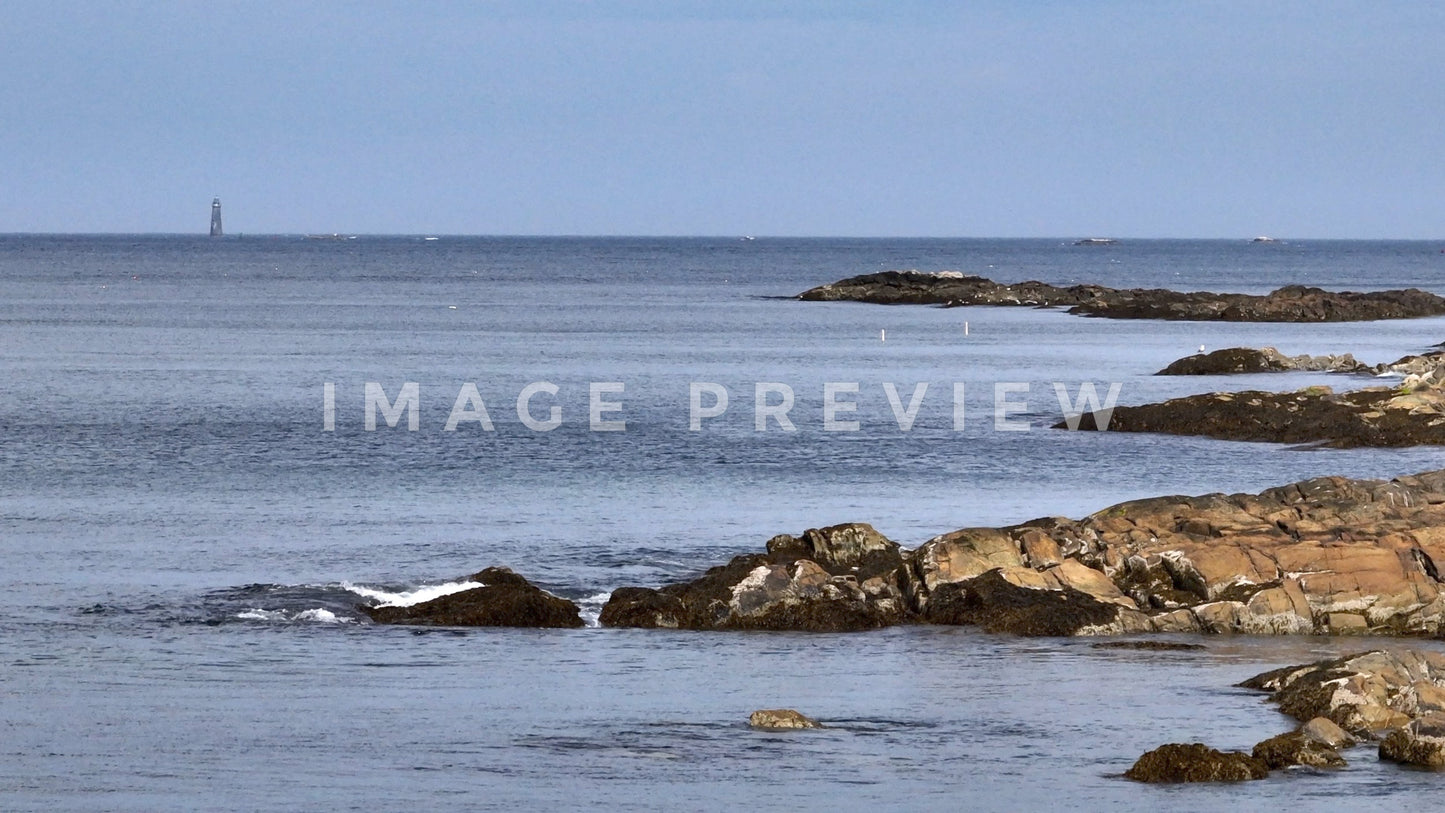 stock photo boston ma coastline