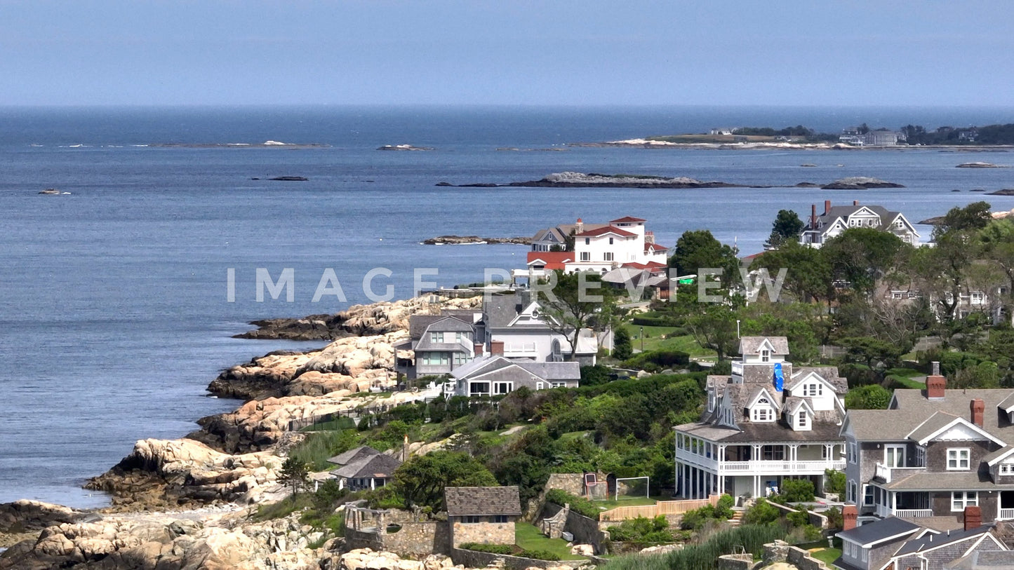 stock photo boston ma coastline