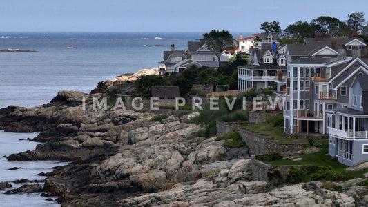 stock photo boston ma coastline