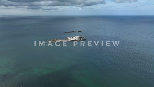 Stock photo rocky island boston ma