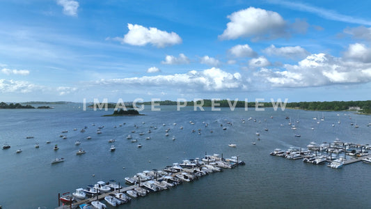 stock photo boston ma coastline