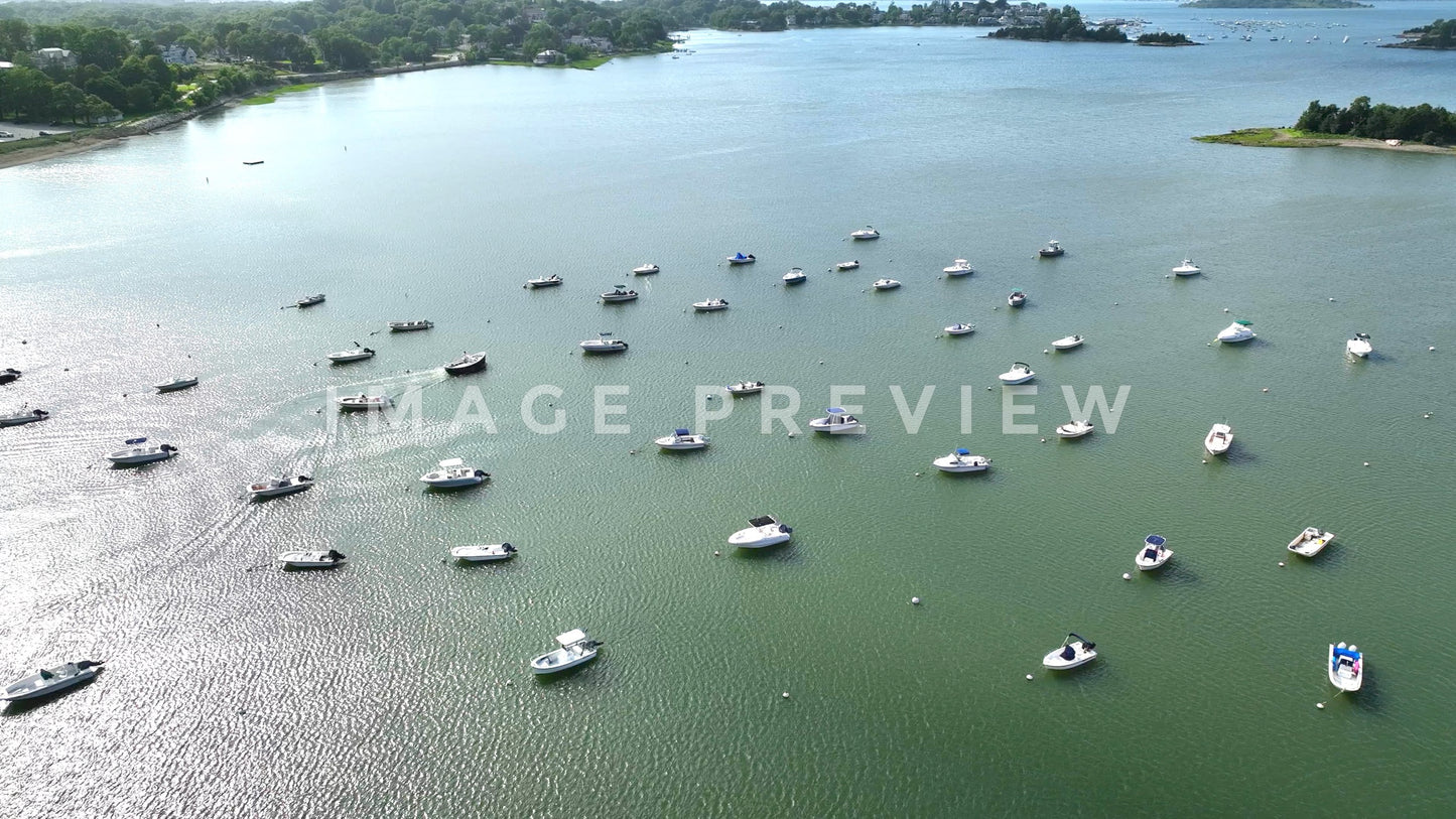 stock photo boston ma coastline