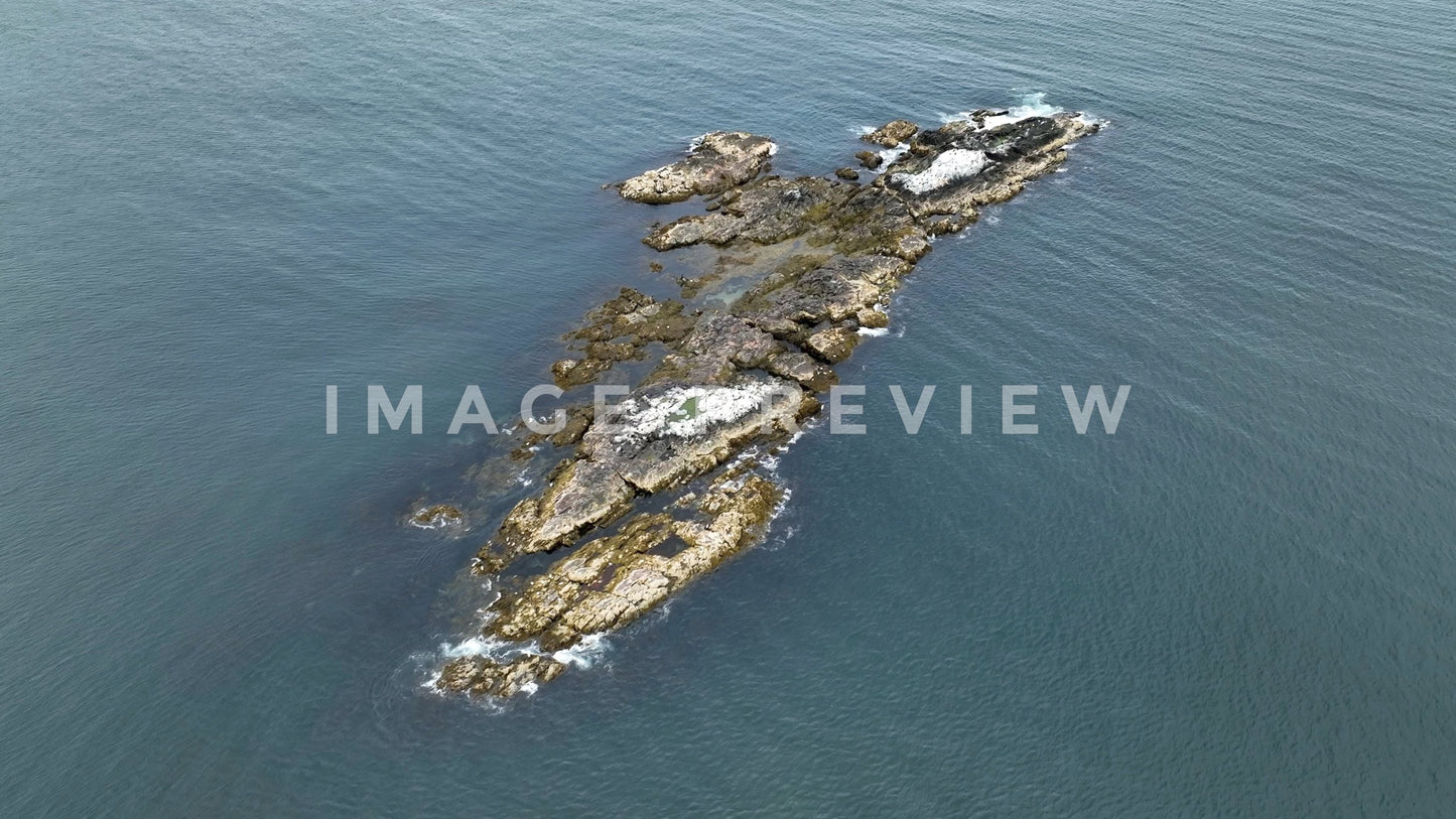 Stock photo rocky island boston ma