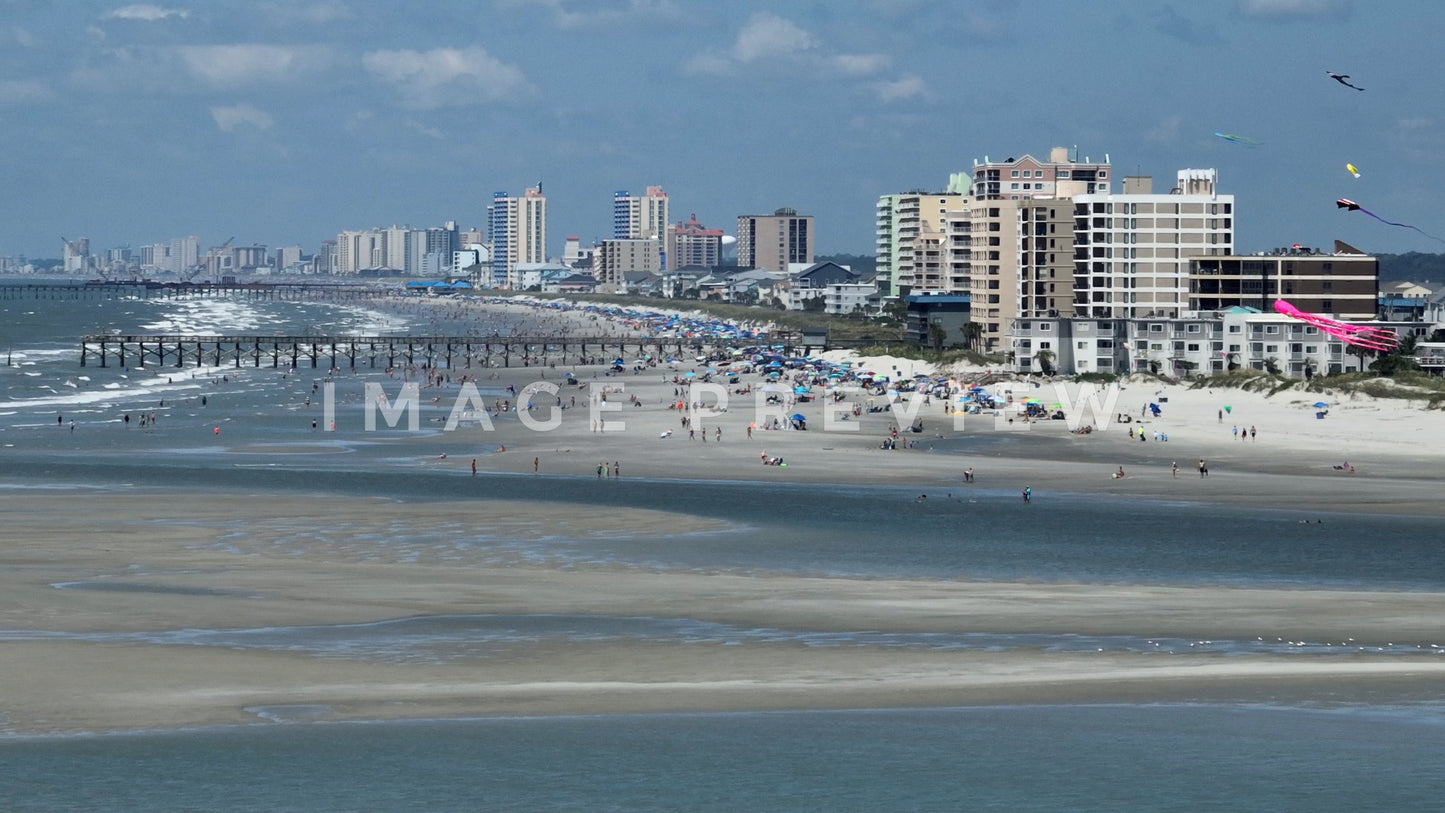 Stock photo Cherry Grove Beach North Myrtle Steve Tanner Stock