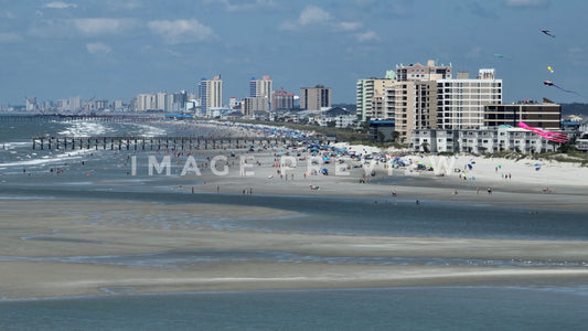 Stock photo Cherry Grove Beach North Myrtle Steve Tanner Stock