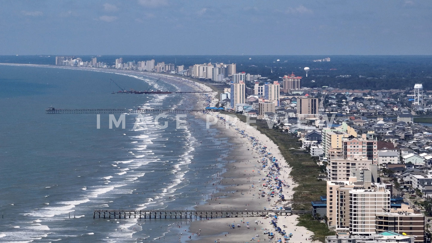 Stock photo Cherry Grove Beach North Myrtle Steve Tanner Stock