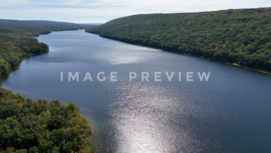 4k Still Frame - Canadice Lake, NY aerial landscape of New York Finger Lake