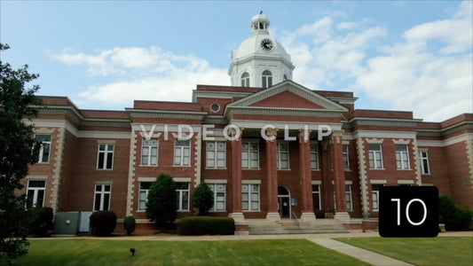 CLIP 10 - Eatonton, GA - Putnam County Clerk of Courts - rising up from front to dome