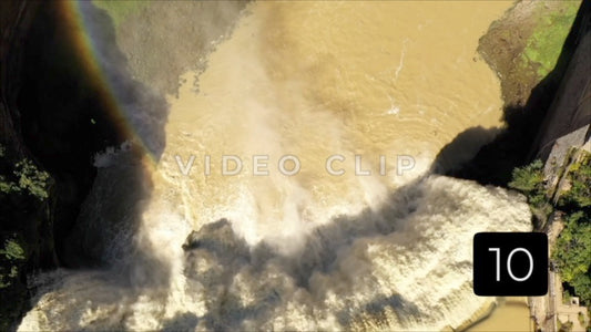 CLIP 10 - Rochester, NY Vol. 6 - looking down on Lower Falls then turning up to view city