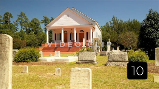 CLIP 10 - Indiantown Presbyterian Church ground level past gravesites