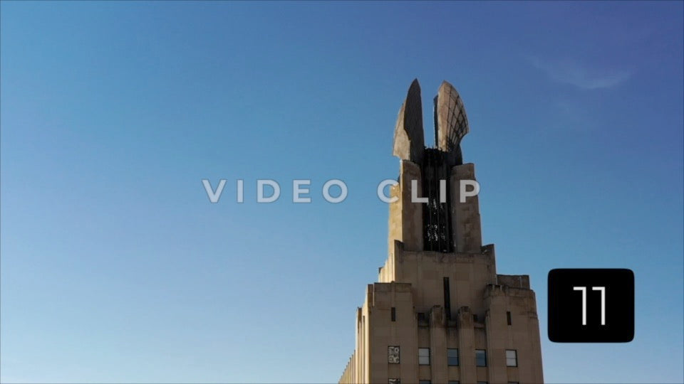 CLIP 11 - Rochester, NY Vol. 1 - Wings of Progress atop the Times Square building downtown