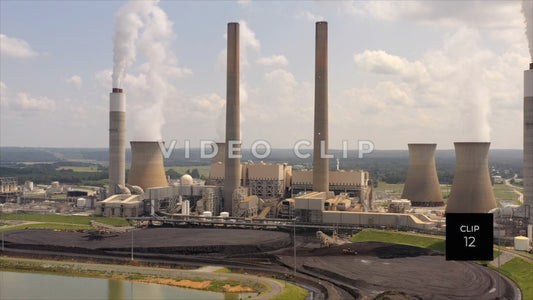 CLIP 12 - Plant Bowen, GA Steam and emissions from cooling towers