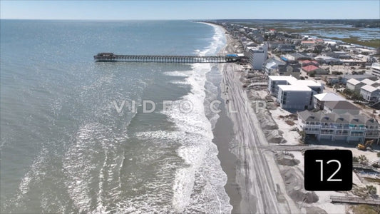 CLIP 12 - Surfside Garden City, SC beach restoration after Hurricane Ian storm surge