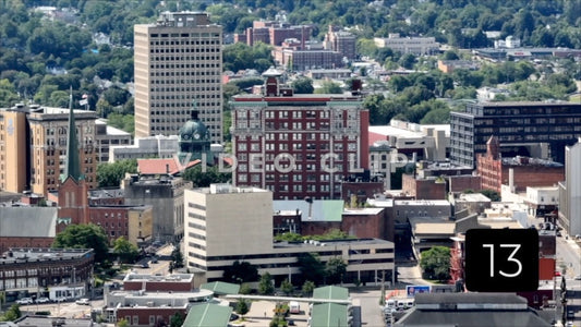 CLIP 13 - Binghamton, NY downtown architecture and streets
