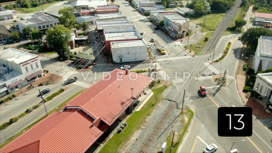 CLIP 13 - Montezuma, GA passing over downtown