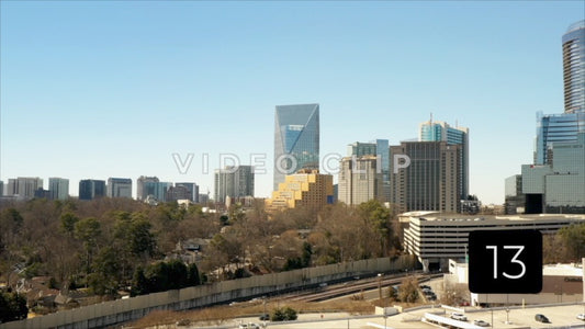 CLIP 13 - Atlanta, GA Vol. 1 - Buckhead office towers view from Lenox area