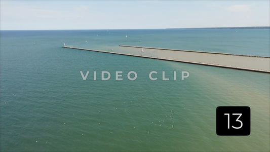 CLIP 13 - Rochester, NY Vol. 5 - Charlotte Pier at mouth of Genesee River on Lake Ontario