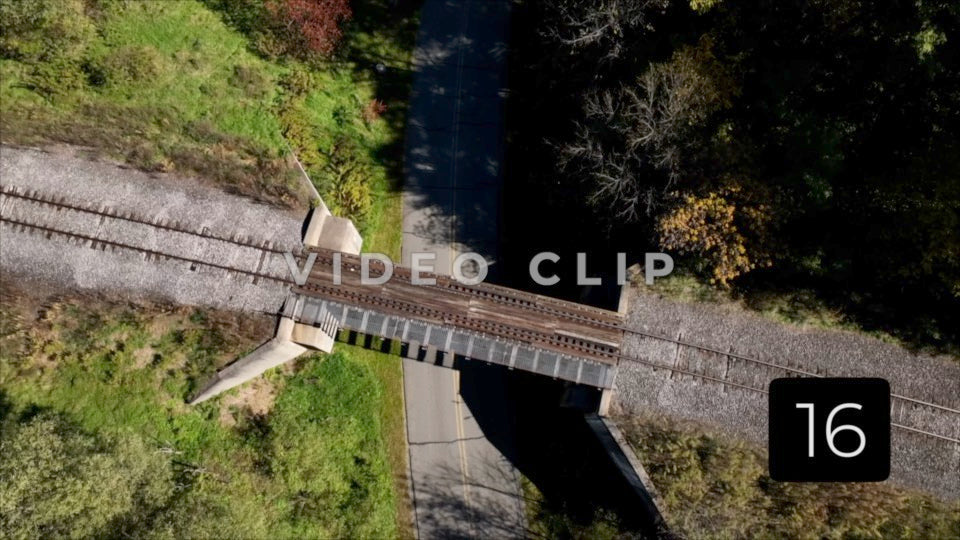 CLIP 16 - Tioga-Hammond Lakes, PA car passing under train bridge at Ives Run Campground