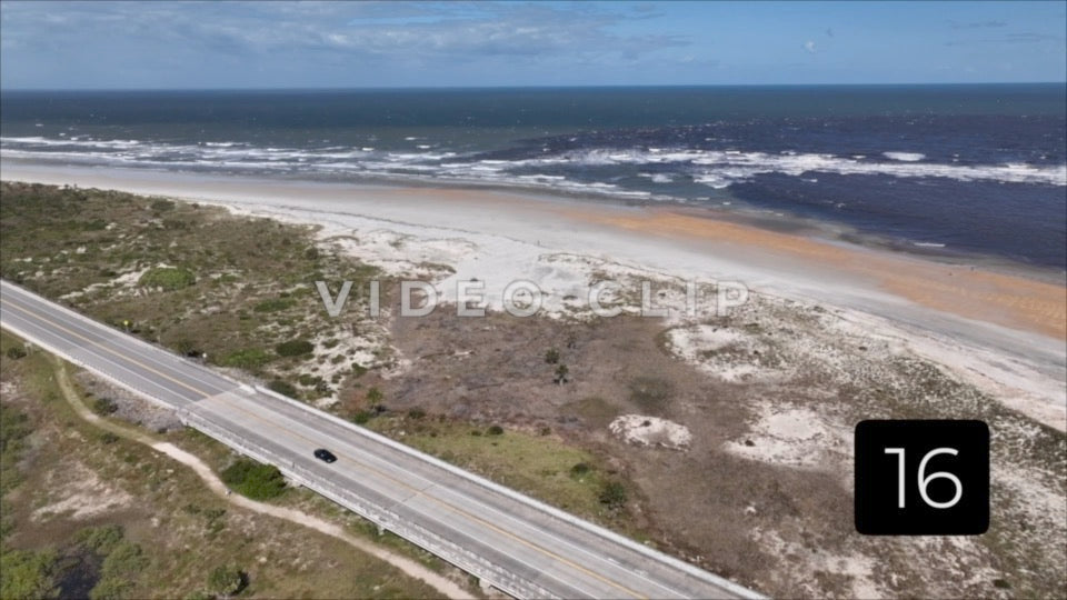 CLIP 16 - St Augustine, Florida A1A scenic byway