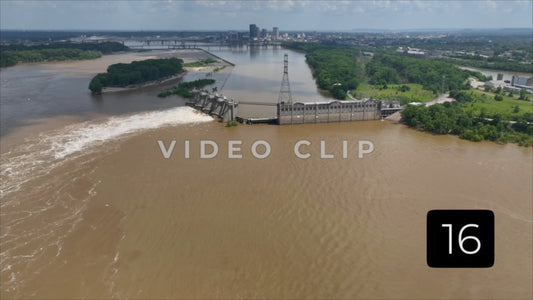 CLIP 16 - Louisville, KY Ohio Falls Hydro Station built mid 1920s