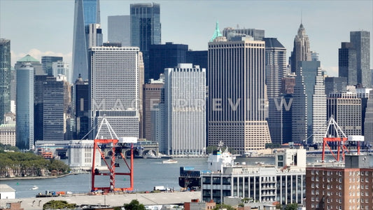 Photo - New York City, NY View of Manhattan skyscrapers from Staten Island