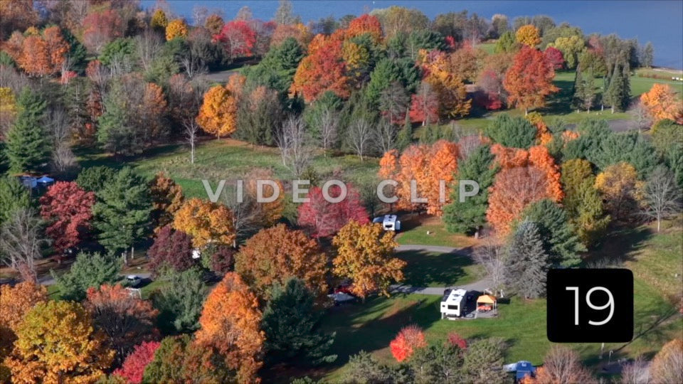 CLIP 19 - Tioga-Hammond Lakes, PA Ives Run Campground with RVs and campers