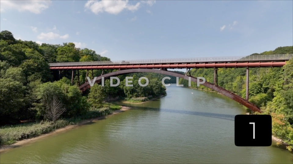 CLIP 1 - Rochester, NY Vol. 4 - Genesee Riverway Walking Trail Bridge