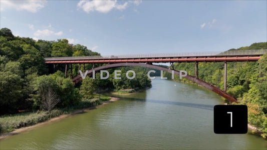 CLIP 1 - Rochester, NY Vol. 4 - Genesee Riverway Walking Trail Bridge