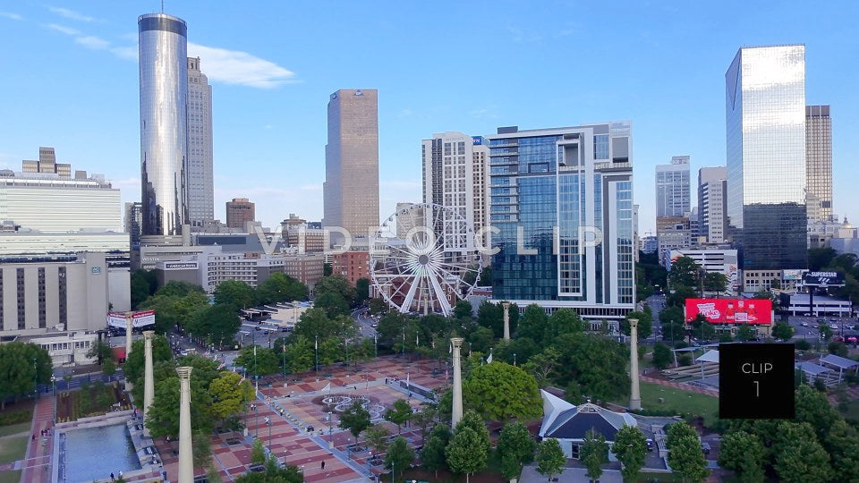 CLIP 1 - Atlanta, GA Centennial Park downtown