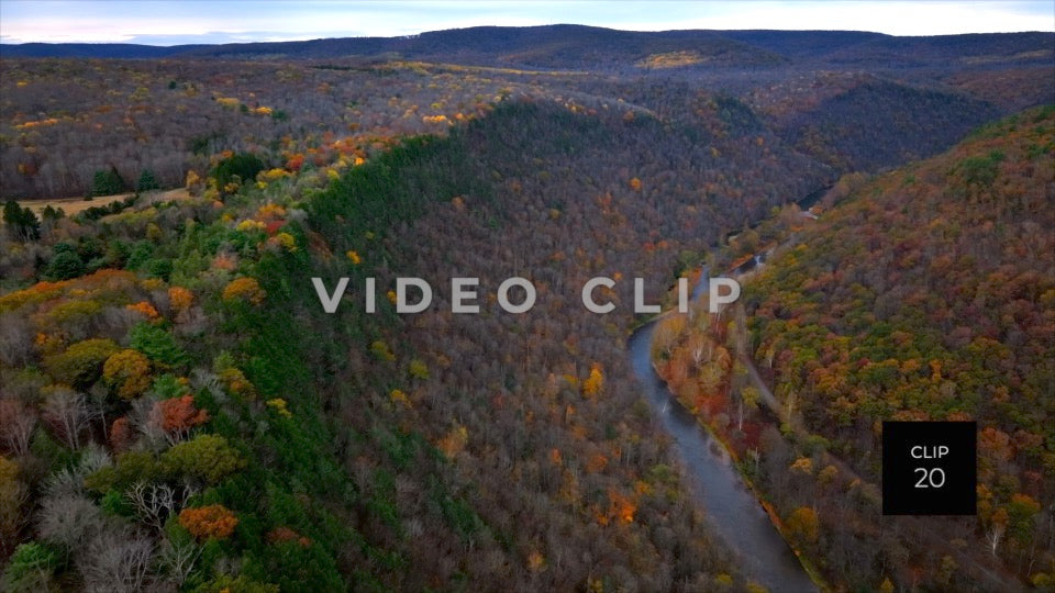 CLIP 20 - Pennsylvania Grand Canyon cinematic view of Canyon below