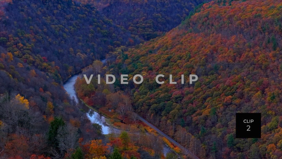 CLIP 2 - Pennsylvania Grand Canyon Close up view of Pine Creek