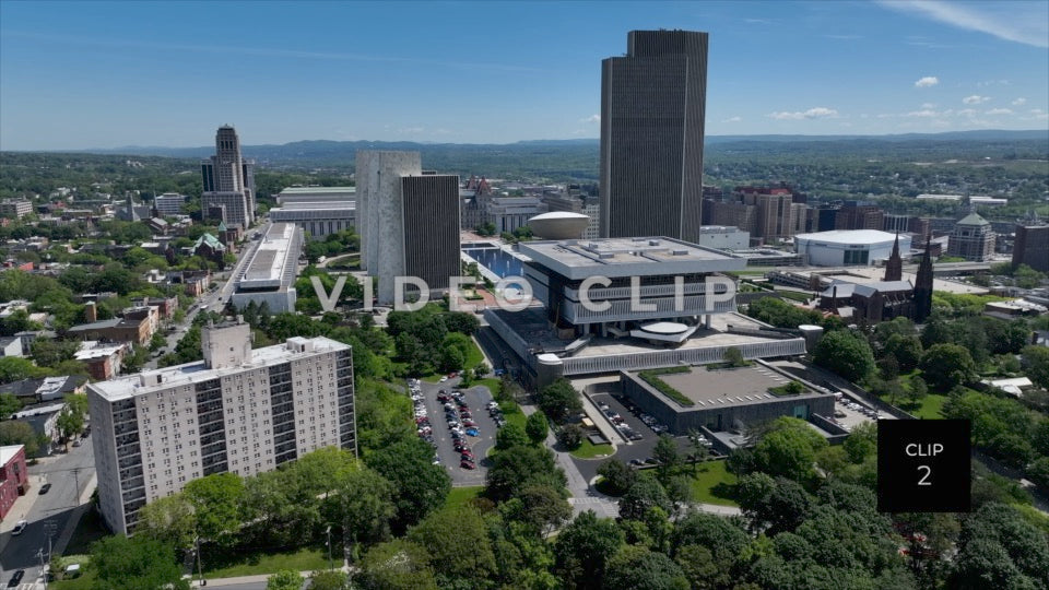 CLIP 2 - Albany, NY Vol. 1 - slow turn around Empire State Plaza