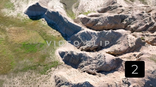 CLIP 2 - Badlands, SD making a quick spin while looking down Butte mountain side
