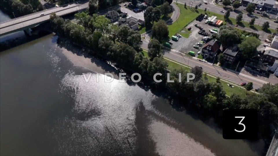 CLIP 3 - Binghamton, NY camera tilt down towards Susquehanna River