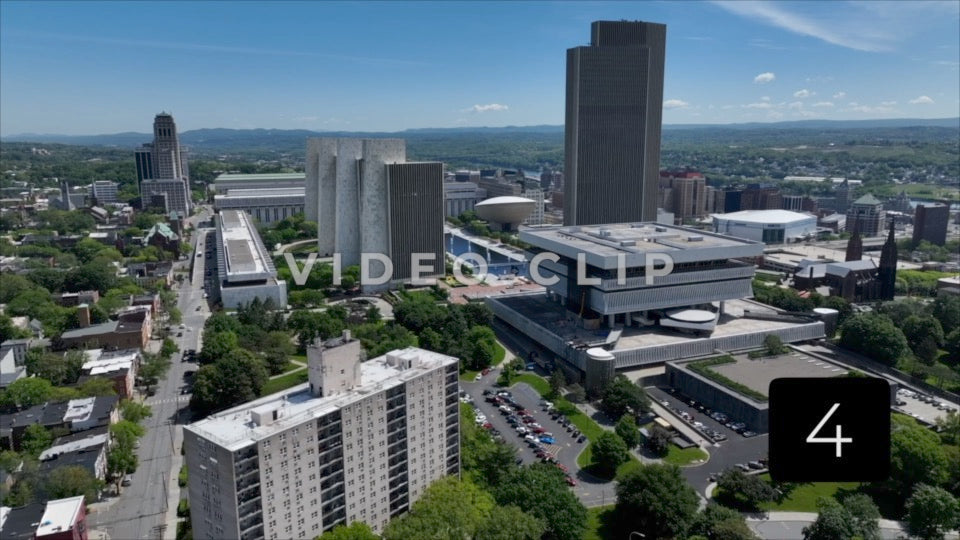 CLIP 4 - Albany, NY Vol. 1 - flight towards Empire Sate Plaza