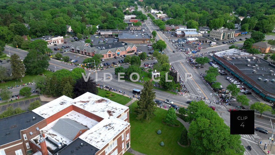 CLIP 4 - No Kings Protest at 12 Corners Plaza in Brighton, NY 06/14/25