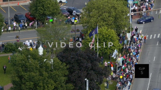 CLIP 5 - No Kings Protest at 12 Corners Plaza in Brighton, NY 06/14/25