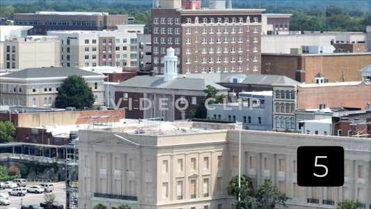 CLIP 5 - Wilmington, NC close up of city buildings and activity