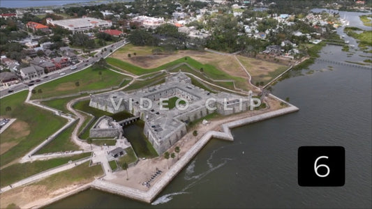CLIP 6 - St Augustine, Florida Castillo de San Marcos National Monument