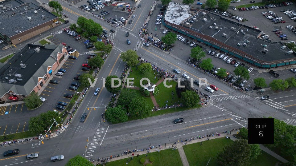CLIP 6 - No Kings Protest at 12 Corners Plaza in Brighton, NY 06/14/25