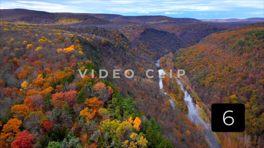 CLIP 6 - Pennsylvania Grand Canyon reverse flight and lower behind trees