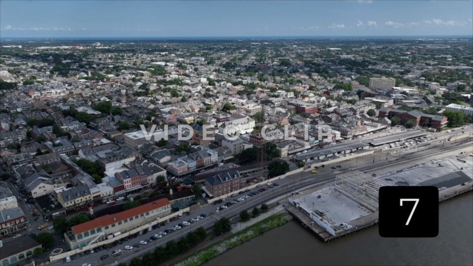 CLIP 7 - New Orleans, LA Vol. 1 - urban neighborhood homes downtown