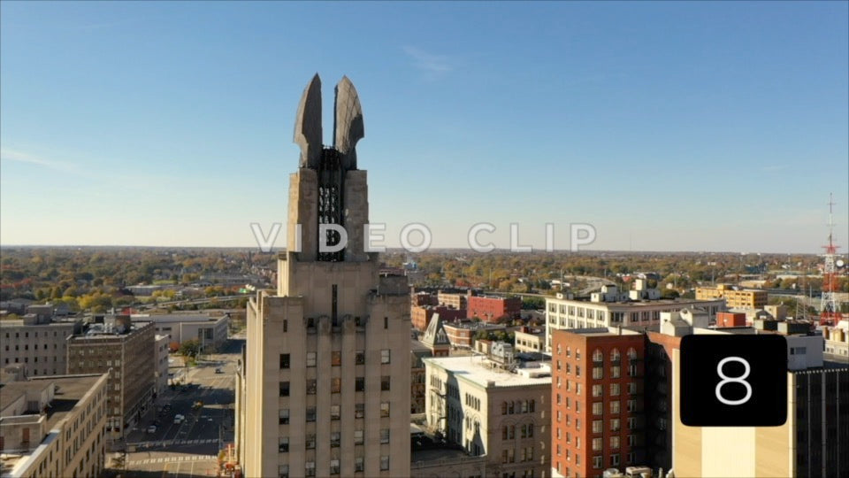 CLIP 8 - Rochester, NY Vol. 1 - historic Times Square building in downtown