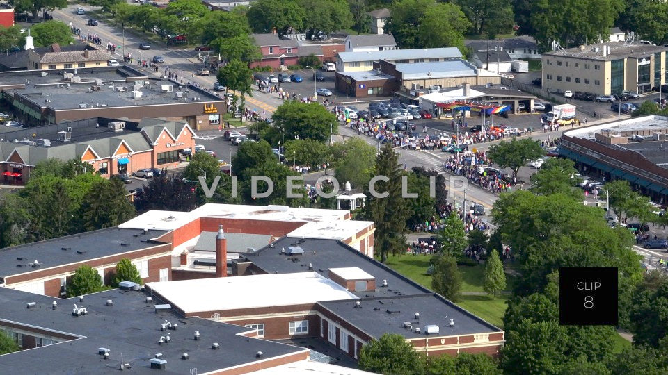 CLIP 8 - No Kings Protest at 12 Corners Plaza in Brighton, NY 06/14/25