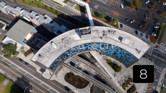 CLIP 8 - Jacksonville, FL aerial flight over Jacksonville Regional Transportation Center
