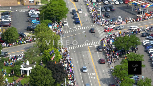 CLIP 9 - No Kings Protest at 12 Corners Plaza in Brighton, NY 06/14/25